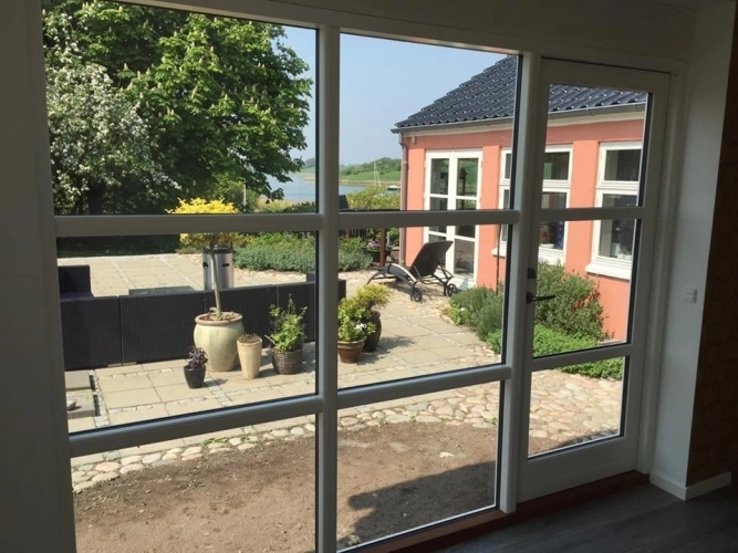 Udskiftning af døre og vinduer ud til terrasse i Kolding